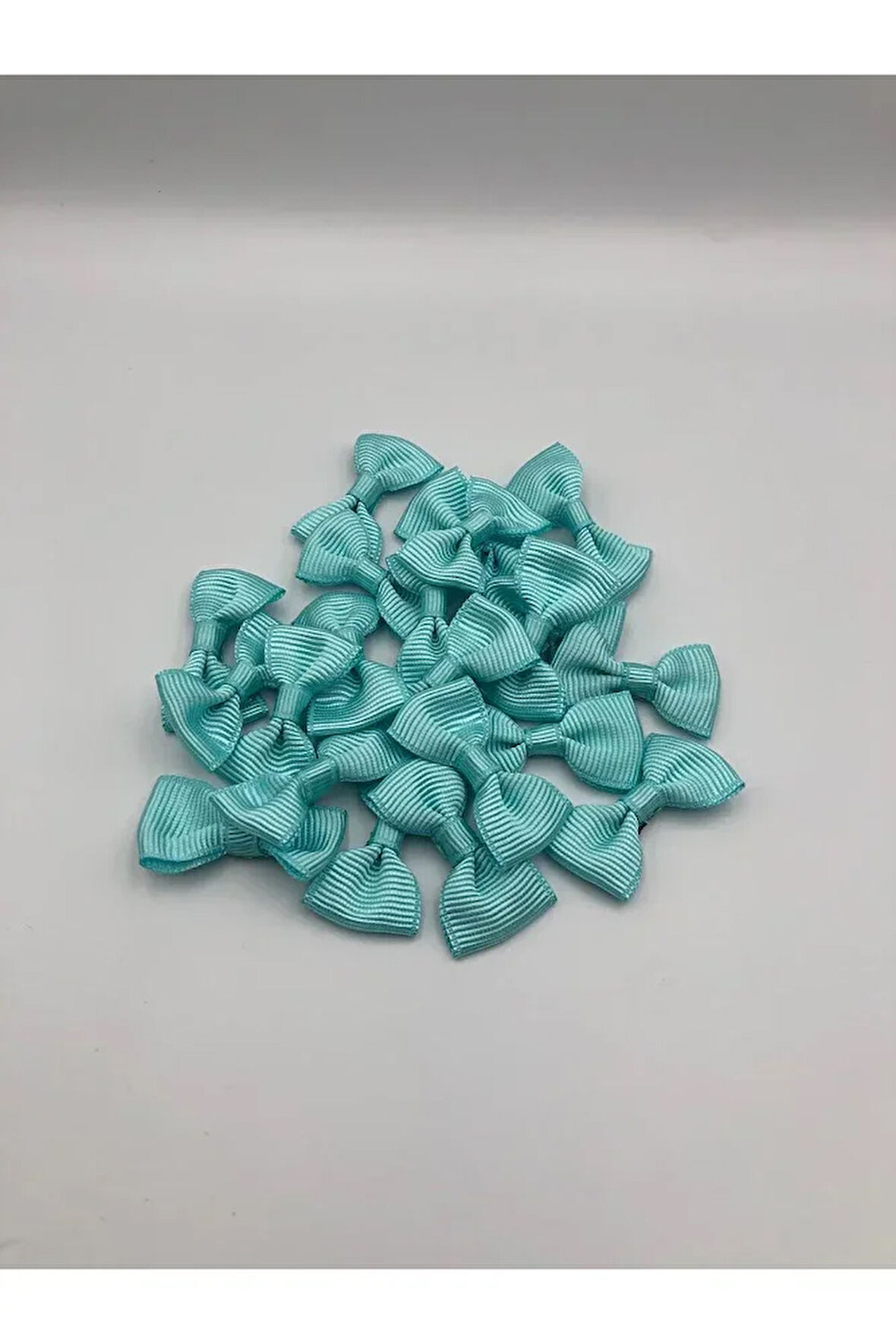 50 Adet Fiyonk Kurdele, 3 cm Papyon, Dekoratif, Süsleme,