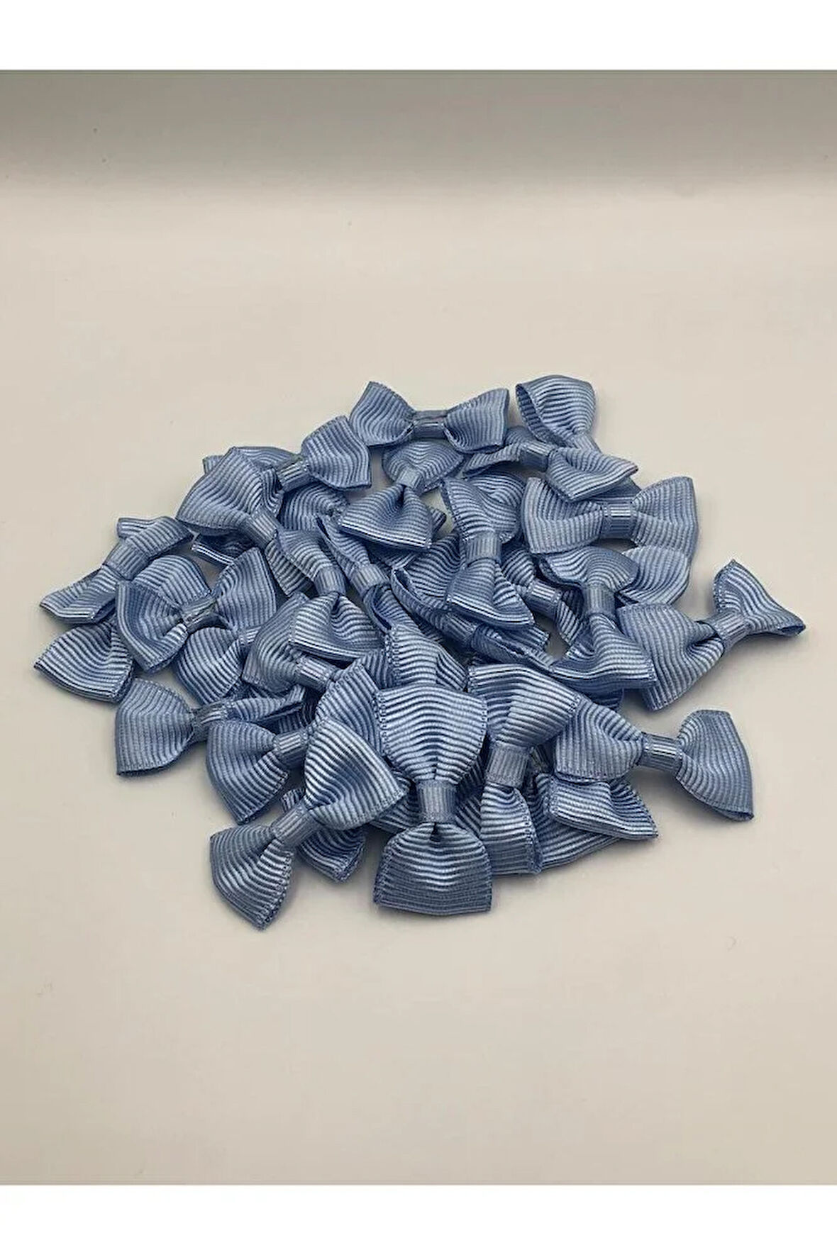 50 Adet Fiyonk Kurdele, 3 cm Papyon, Dekoratif, Süsleme,