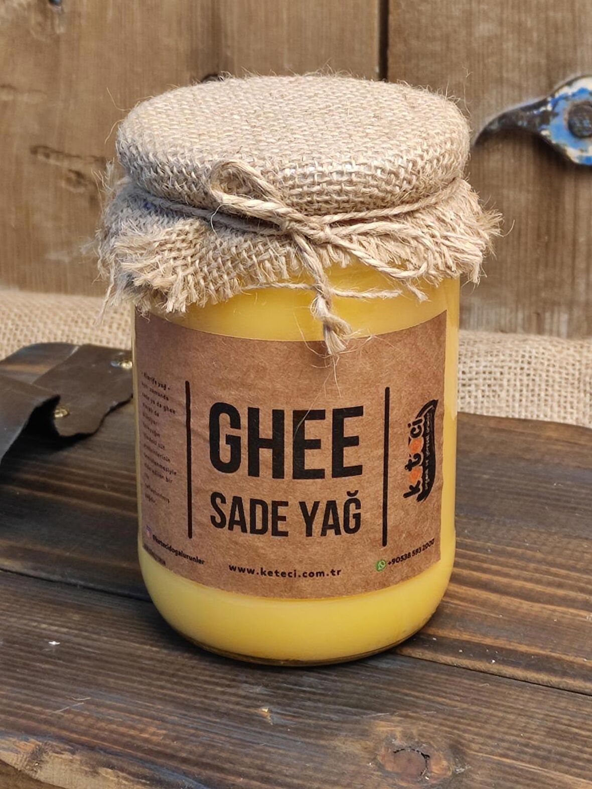 Sade Tereyağ - Klarife Yağ - Ghee (500 gr)