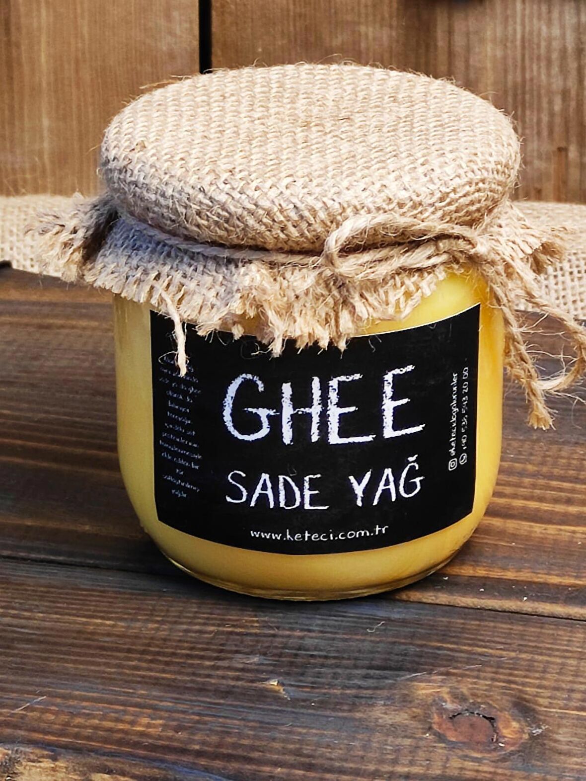 Sade Tereyağ - Klarife Yağ - Ghee (300 gr)