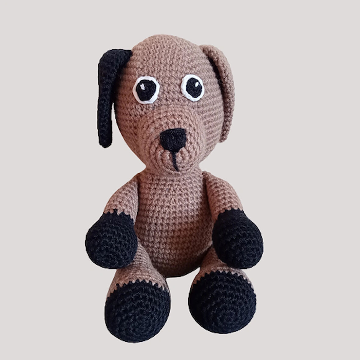 KAHVERENGİ KÖPEK AMİGURUMİ OYUNCAK