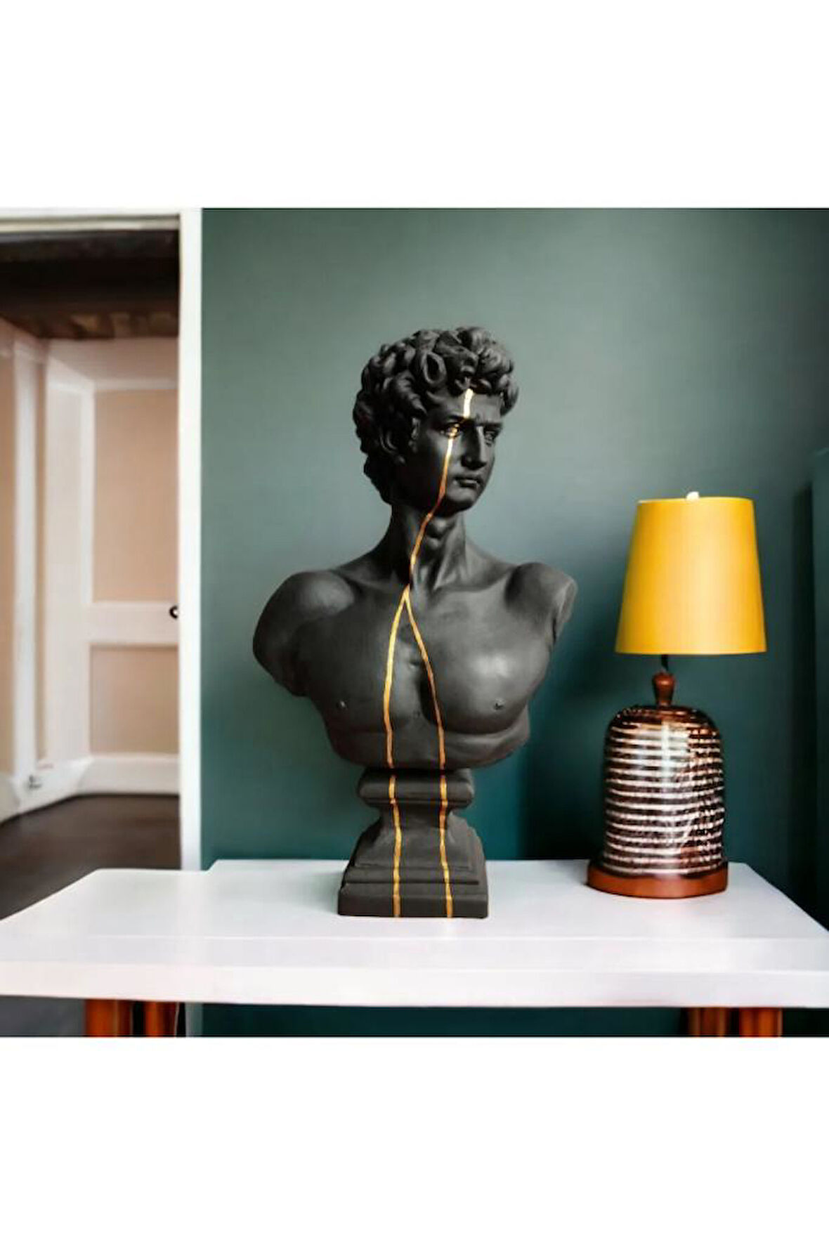 Dekoratif Davut Büst Heykel 