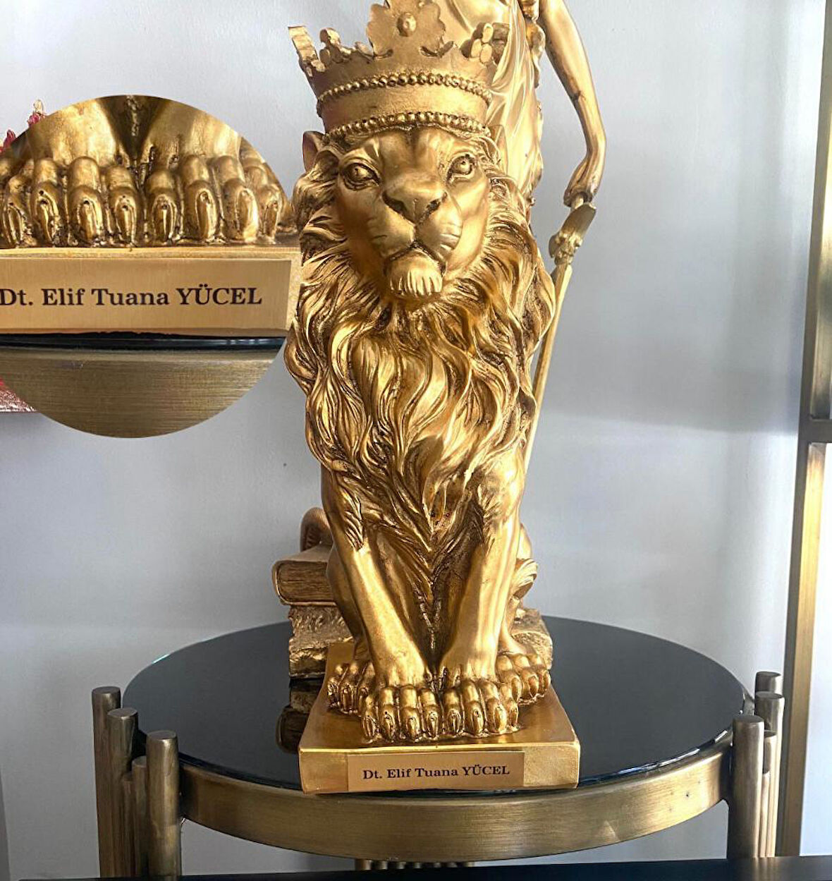 Aslan Kral Biblo Kişye Özel, İsim Veya Marka Yazılır