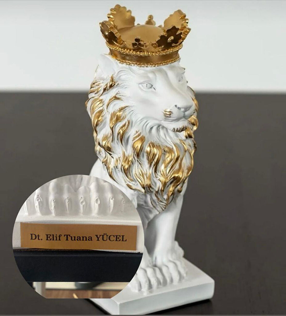 Aslan Kral Biblo Kişye Özel, İsim Veya Marka Yazılır