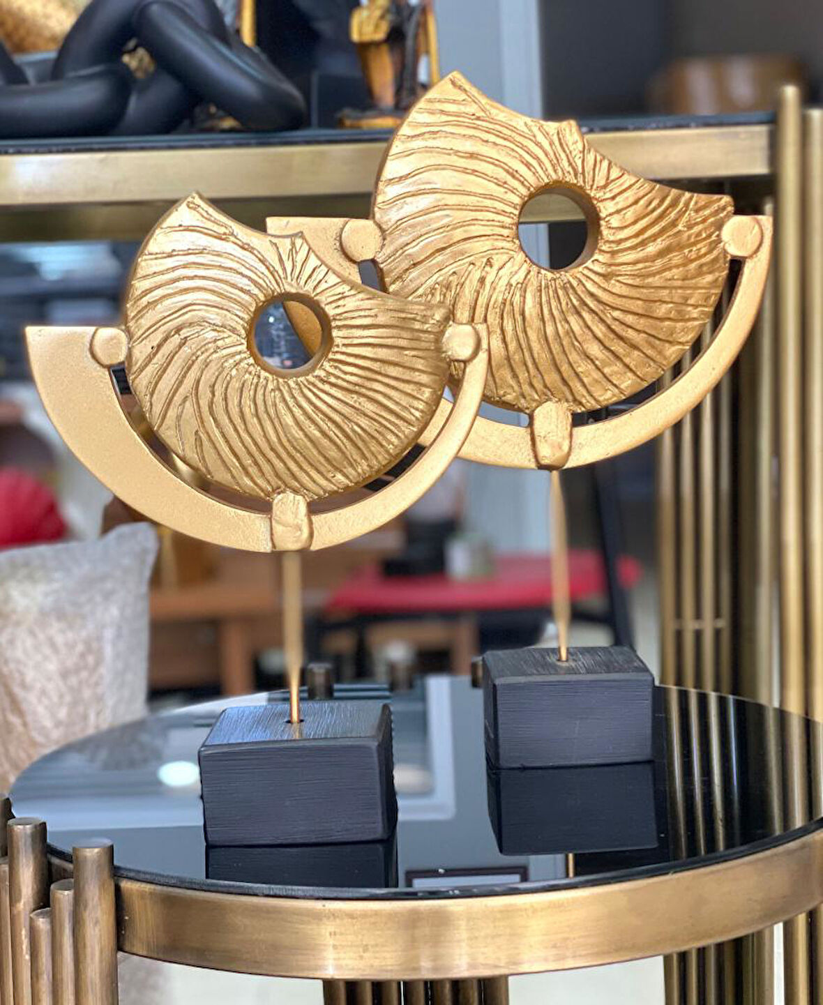 2 Li Kaideli Halka Biblo Viking Kalkanı Obje Modern Özel Tasarım