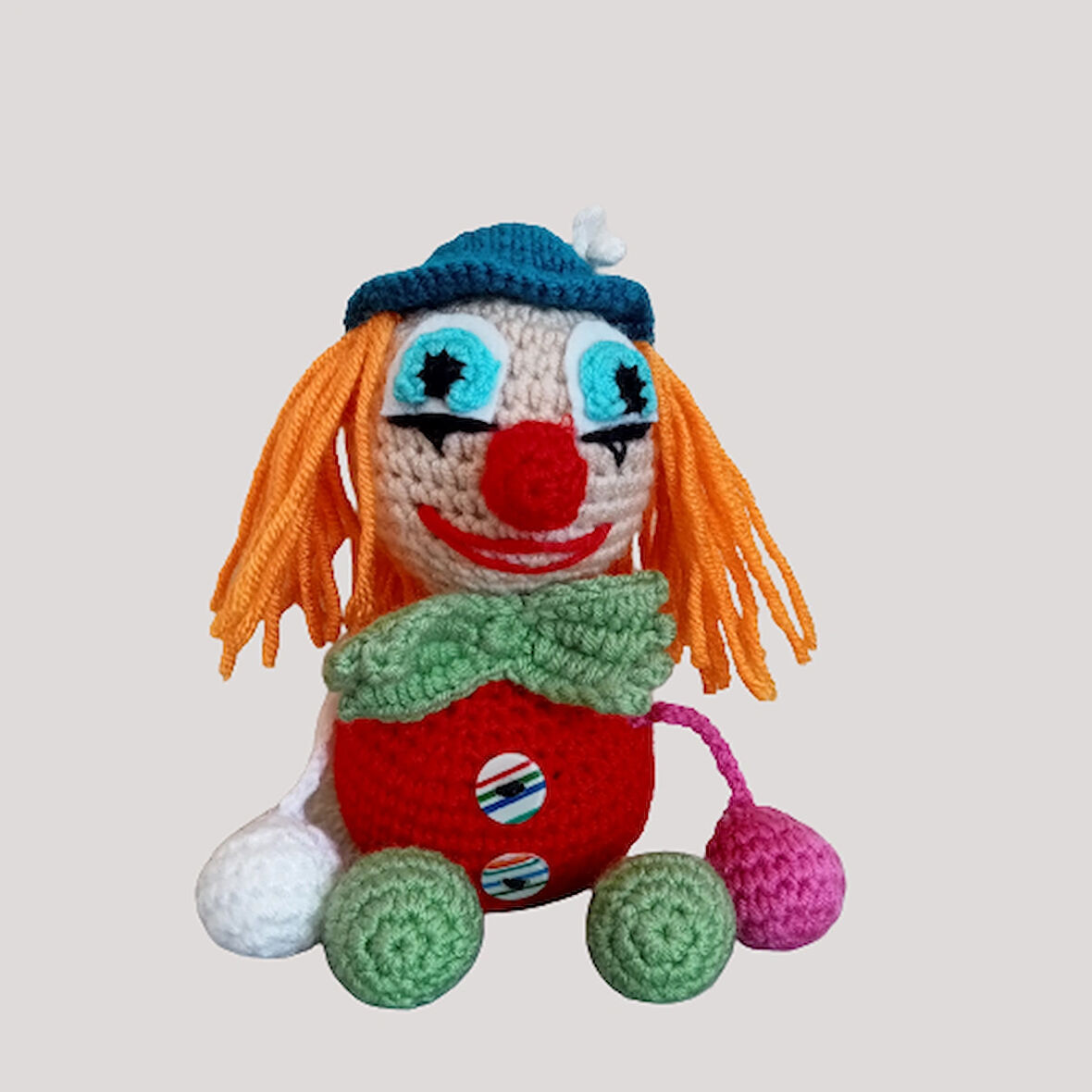 KÜÇÜK PALYAÇO AMİGURUMİ OYUNCAK