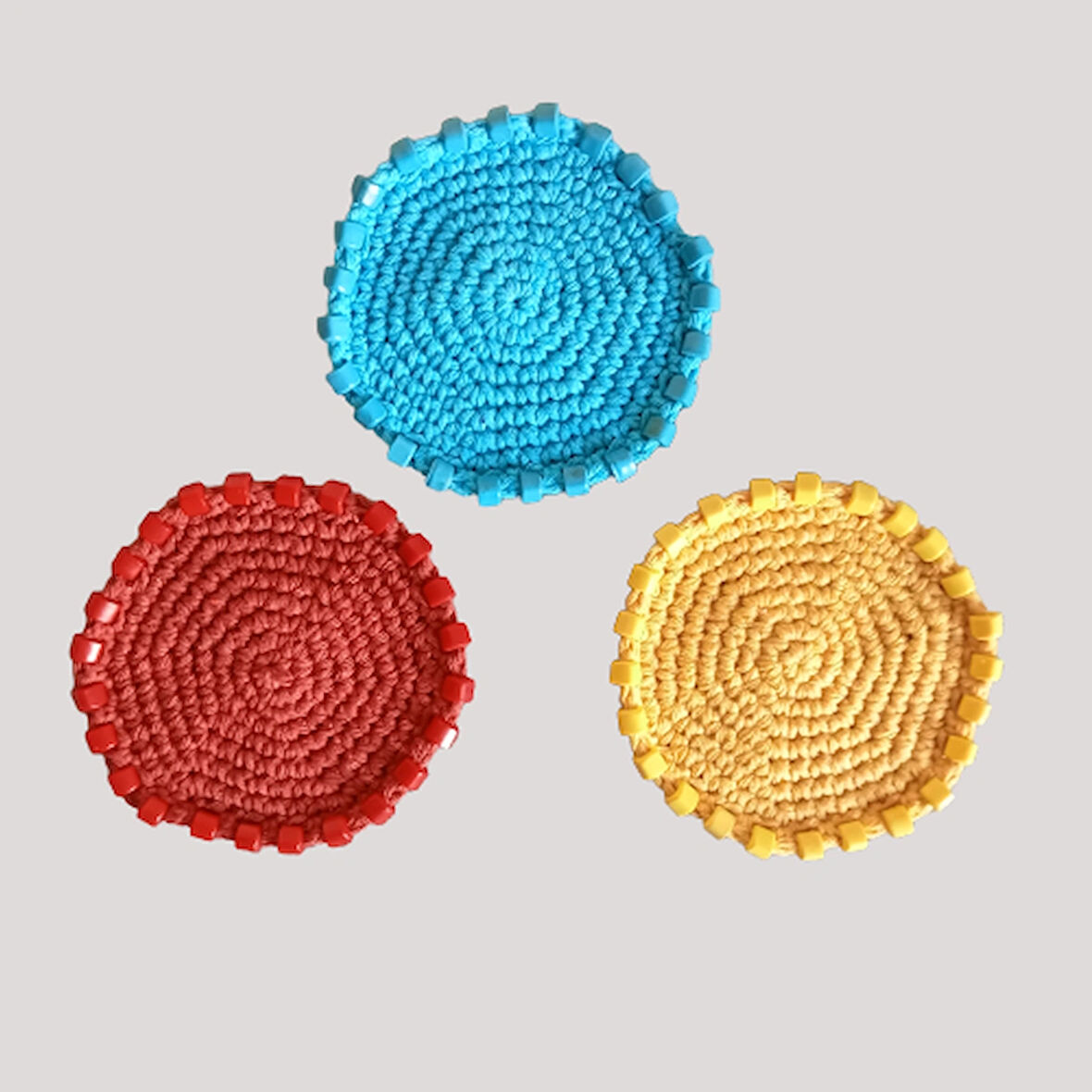 AMİGURUMİ BARDAK ALTLIĞI