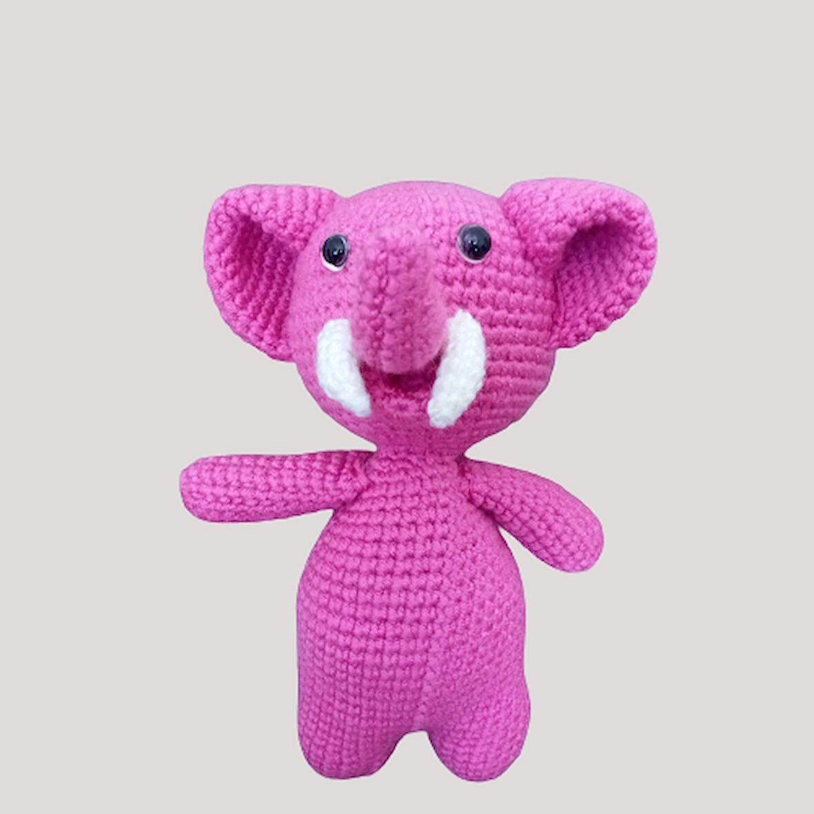 HALAYCI FİL AMİGURUMİ OYUNCAK