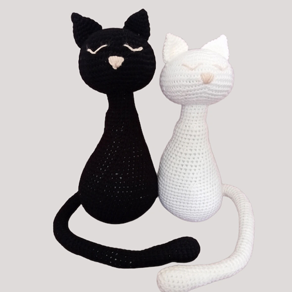 KEDİ ÇİFT AMİGURUMİ OYUNCAK