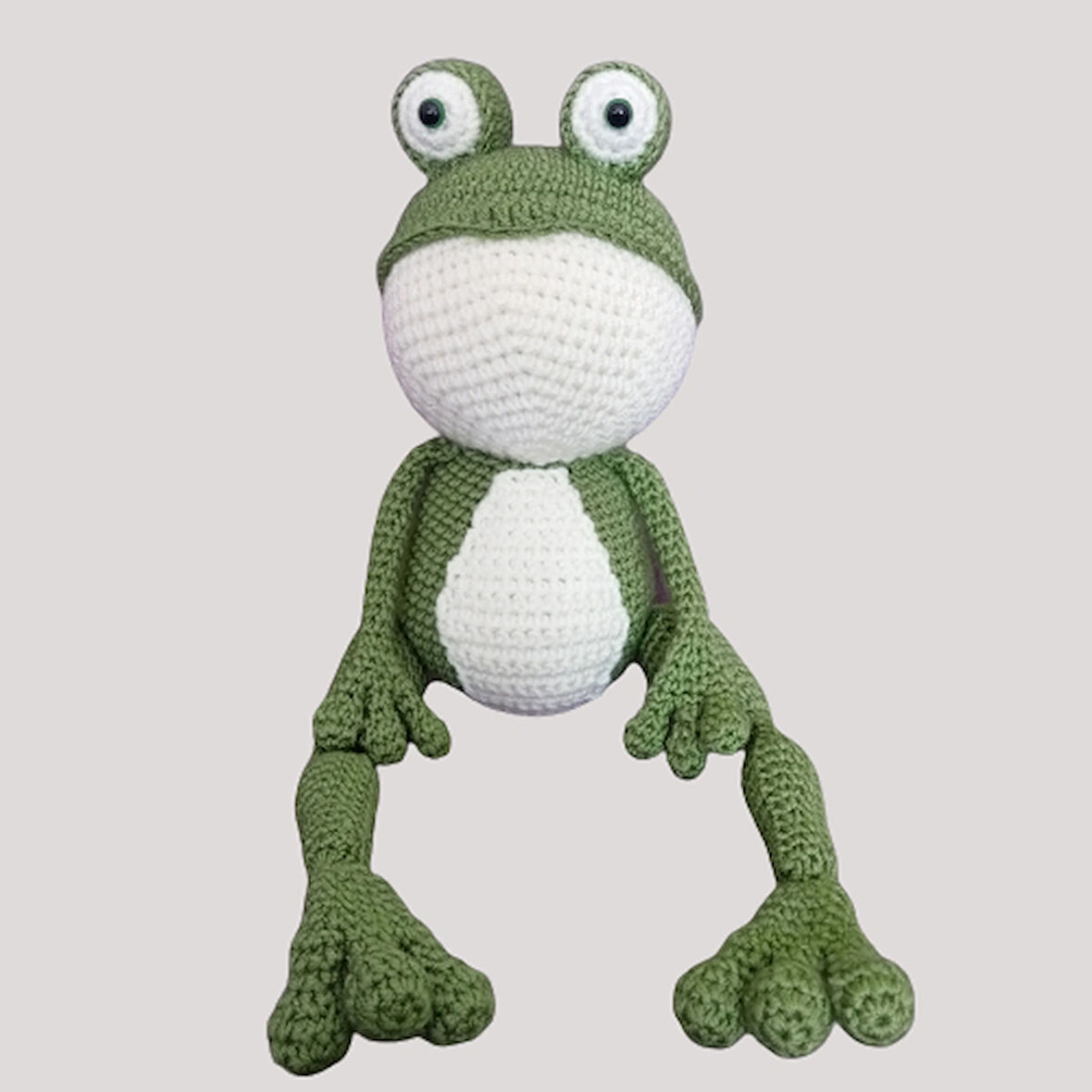 KURBAĞA AMİGURUMİ OYUNCAK