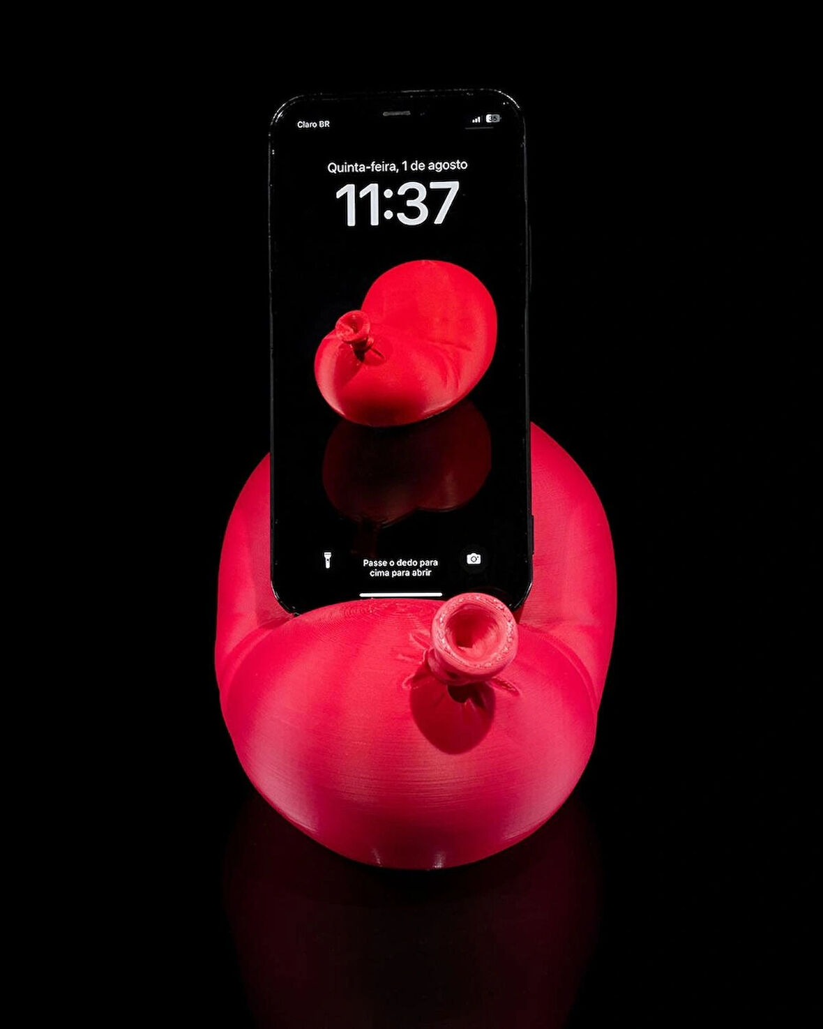 Alpaxa  3D Baskı Balon Şeklinde Telefon Standı - Masaüstü Dekoratif Telefon Tutucu