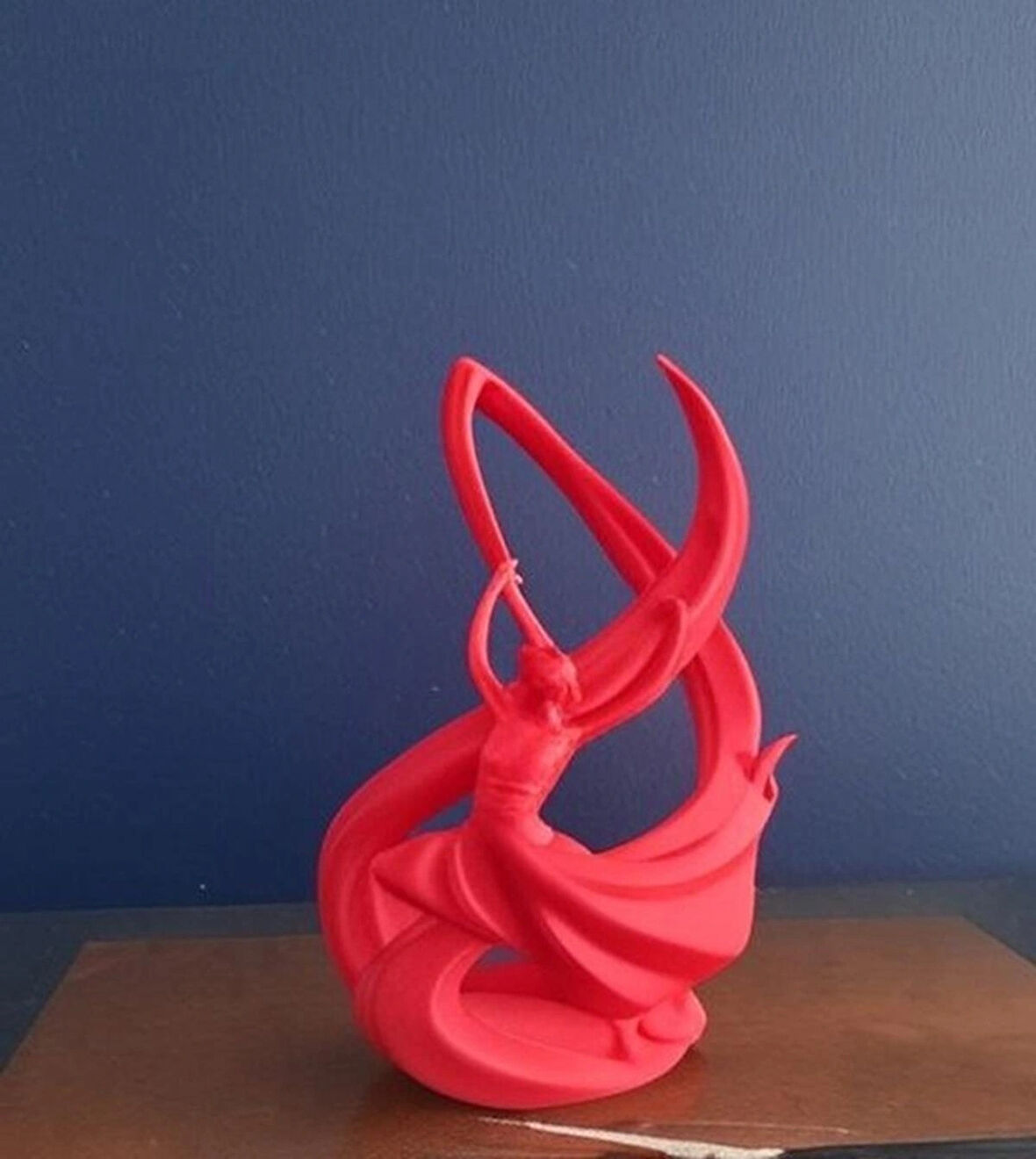 ALPAXA 3D Dekoratif Zeytinyağı Şişesi Tutacağı - 3D Tasarım Balerin Figürlü