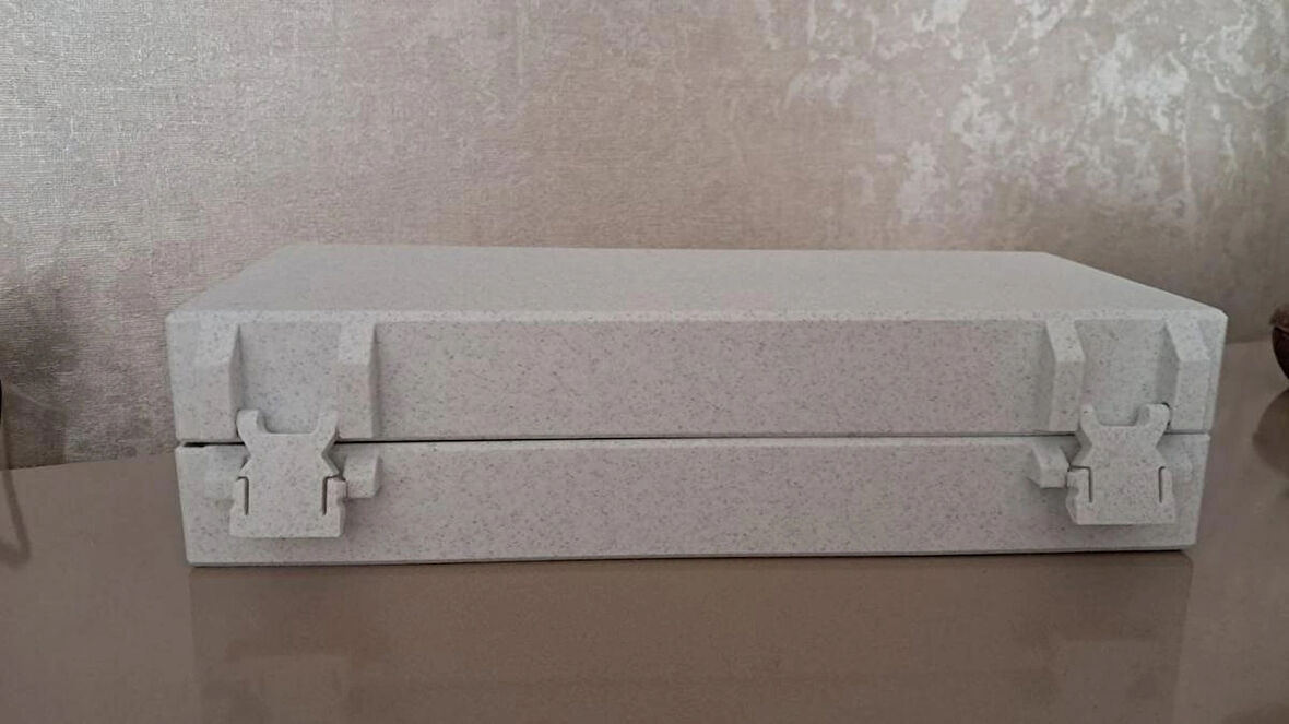 Alpaxa 3D  50'li Kapasiteli Mali Mühür ve USB Organizatörü – Güvenli Saklama Kutusu
