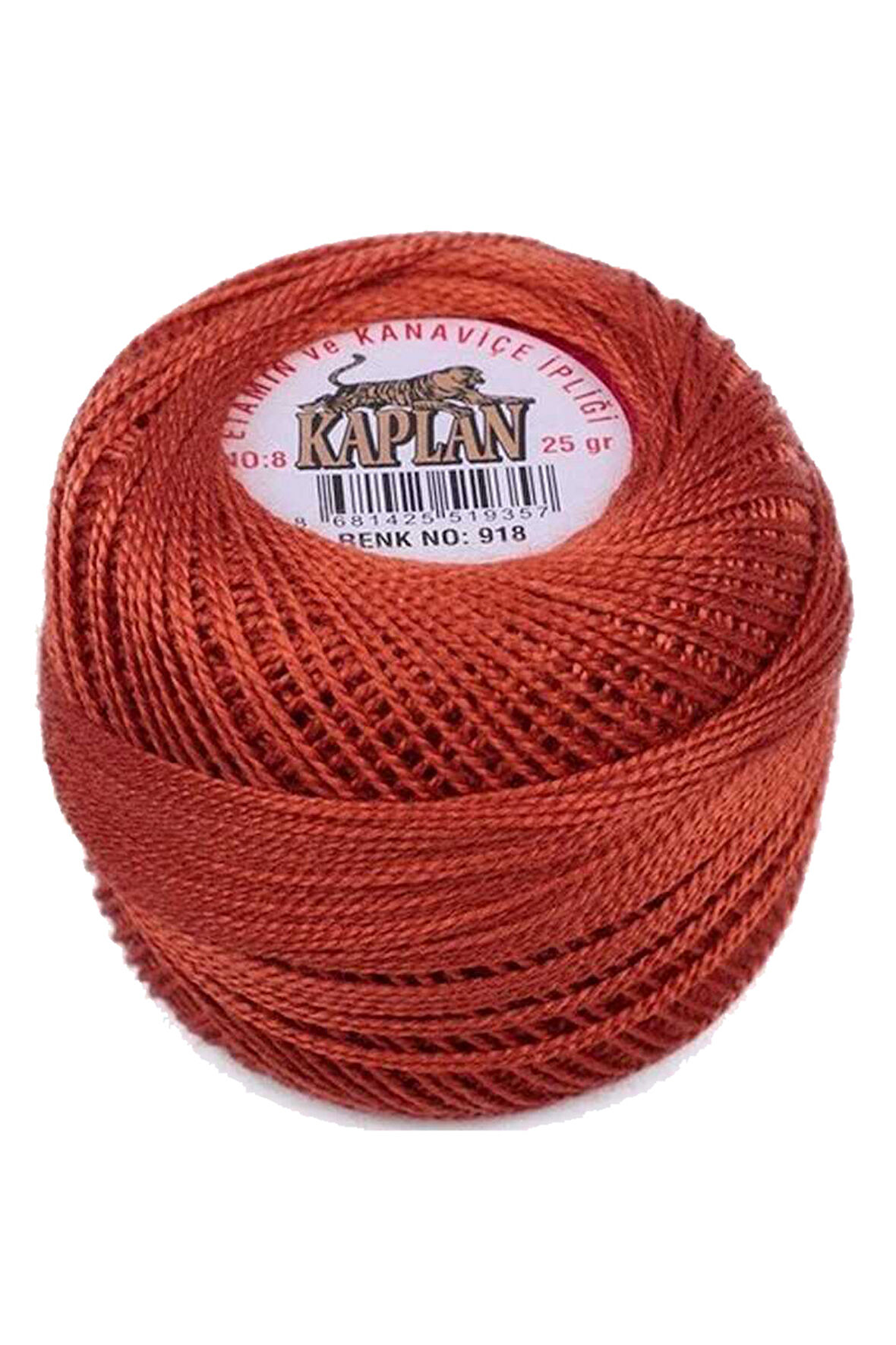 Kaplan Etamin Ve Kanaviçe İpi 8 No Kod/Renk: 918 -