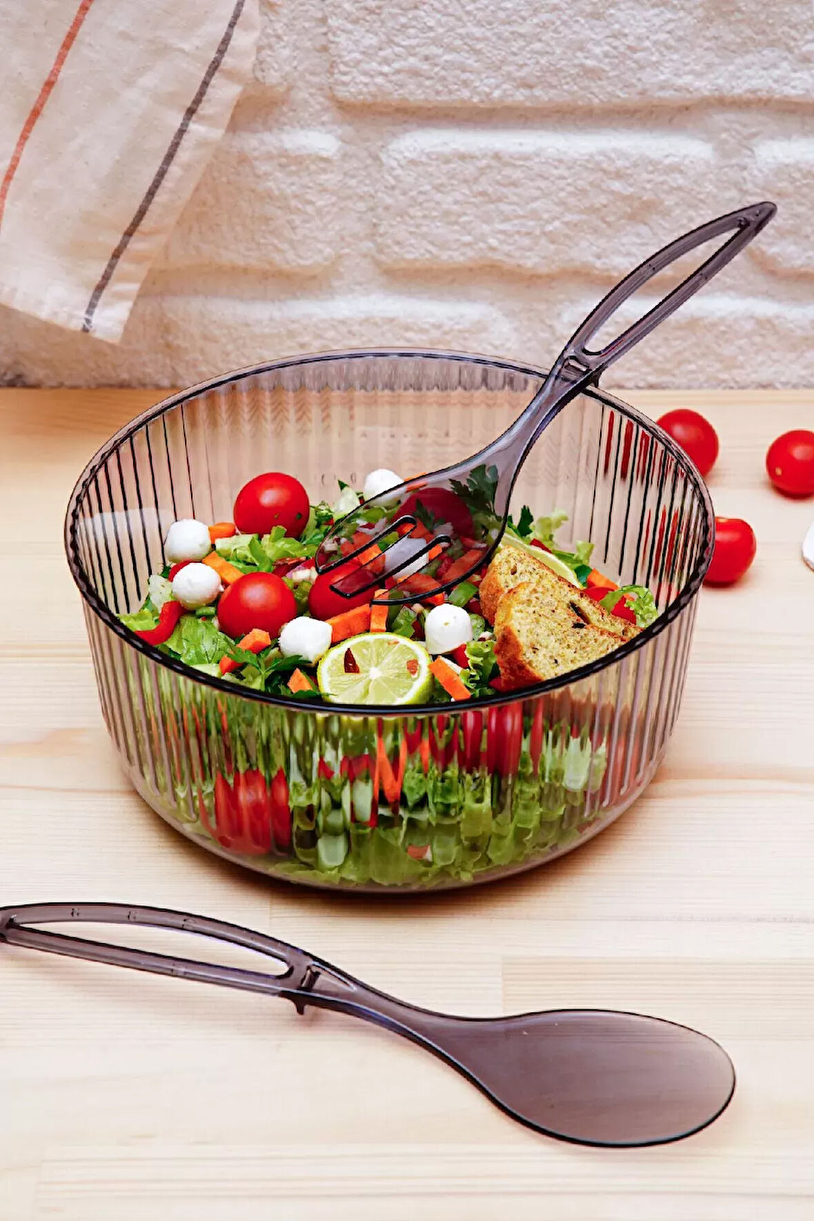 Kaşıklı Salata Kasesi 82936