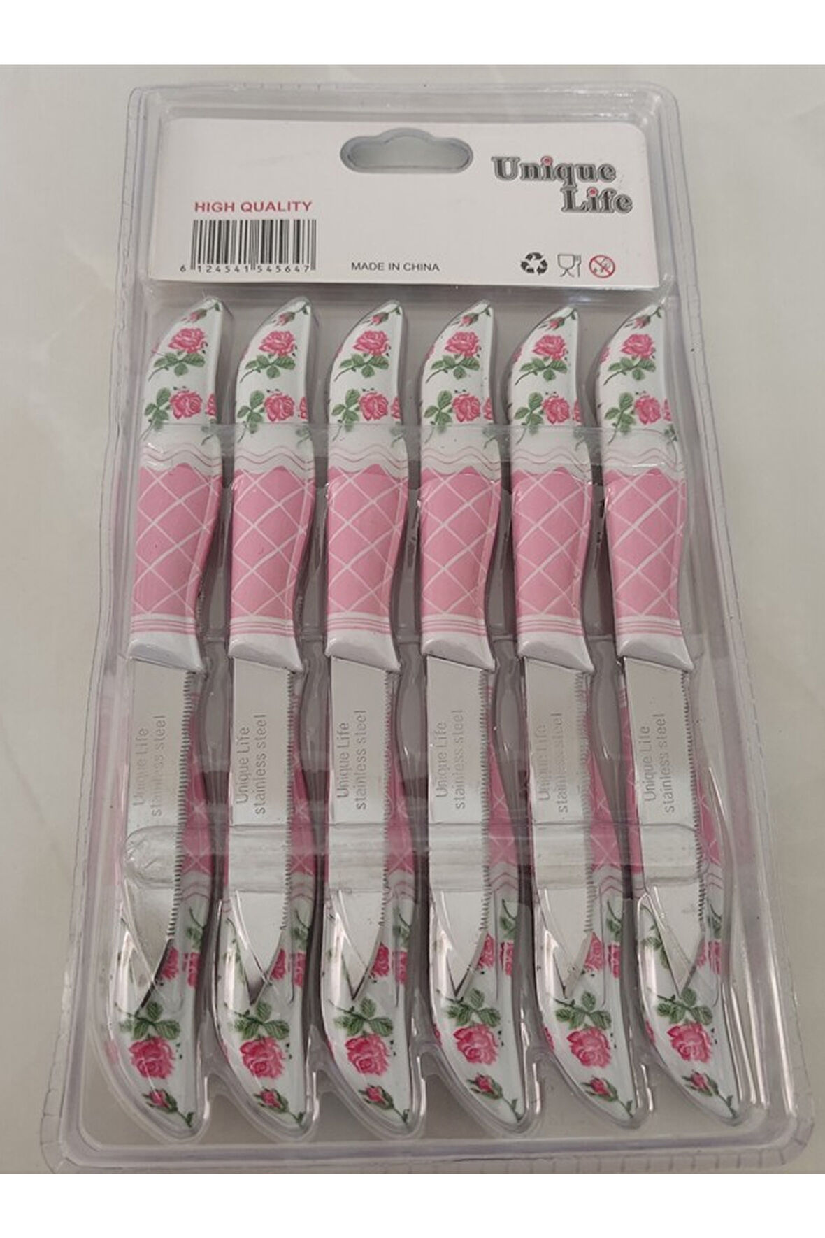 Salkım 12'li Perçimli Meyve Bıçağı 69429