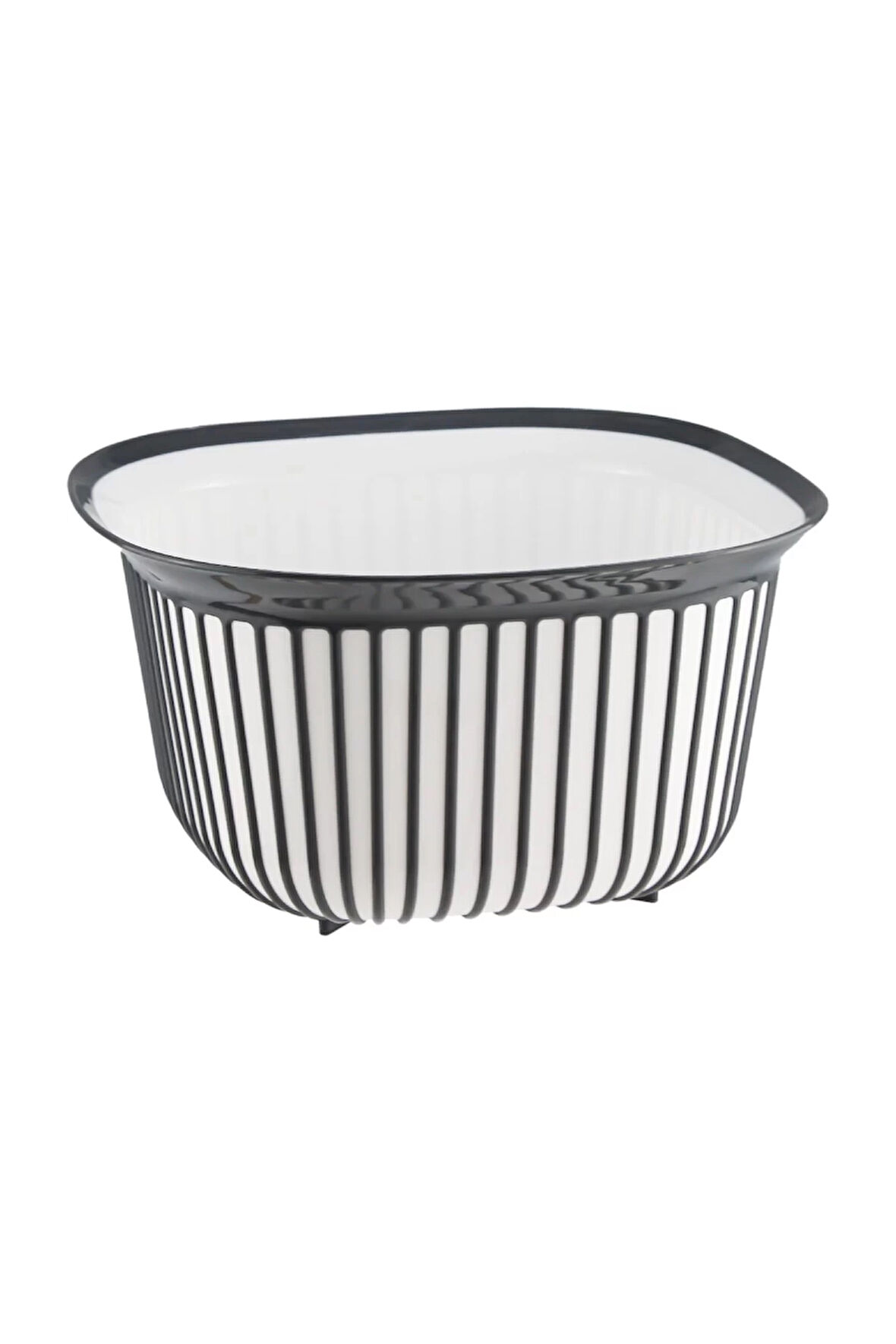 Linea Kare Çizgi Desenli Kase 4 Lt BNM-3712