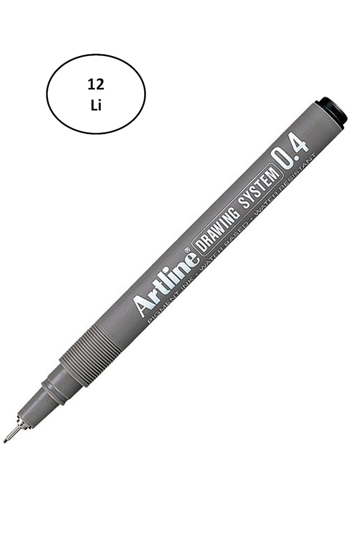 Artline 234 Çizim Kalemi 0.4 mm Siyah 12'li