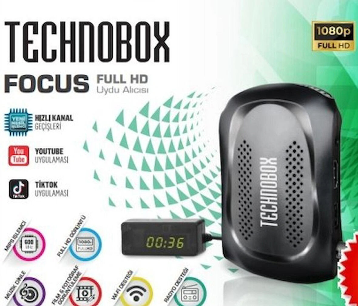 TECHNOBOX FOCUS FULL HD UYDU ALICI
