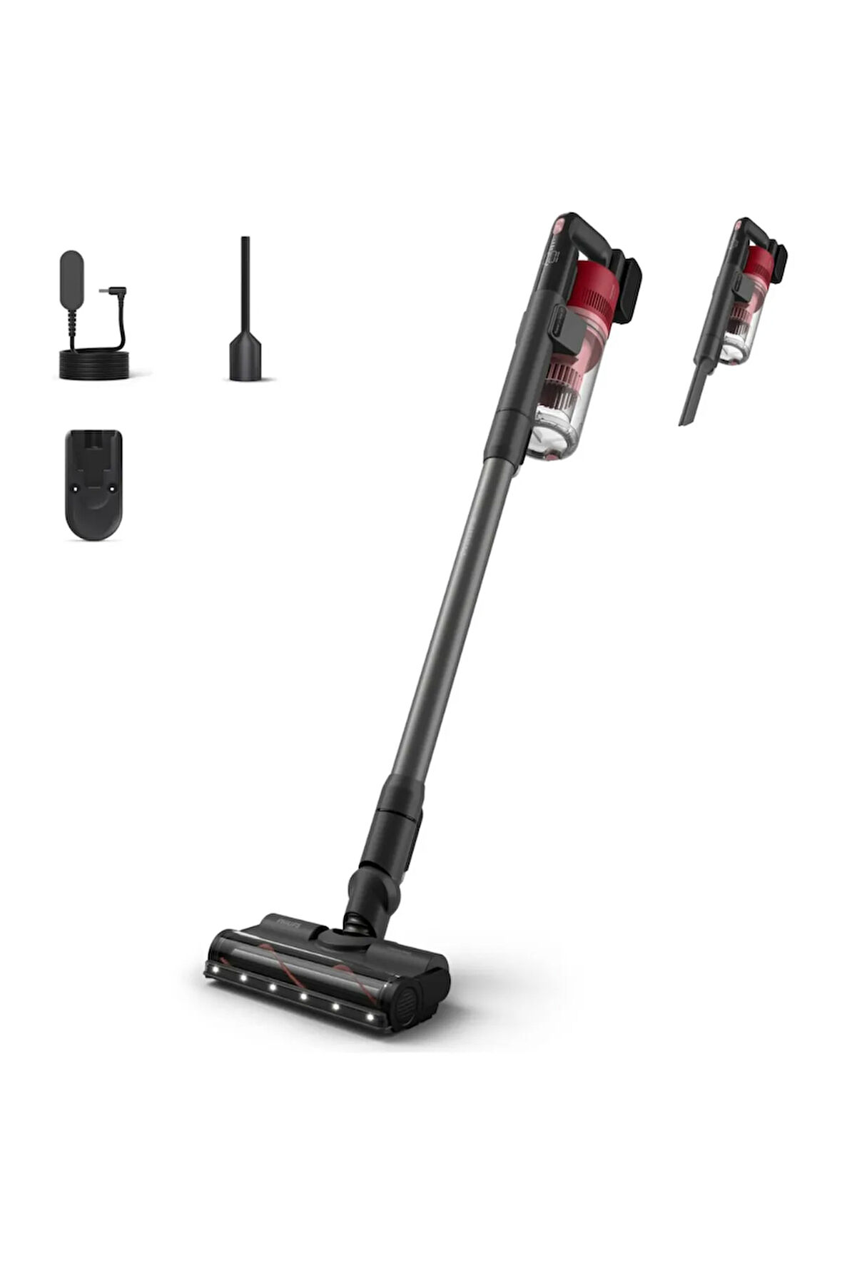 6000 Serisi XC6552/01 Kablosuz Dikey Süpürge+DST7510/80 Azur 7500 Serisi 3200 W Buharlı Ütü HEDİYE