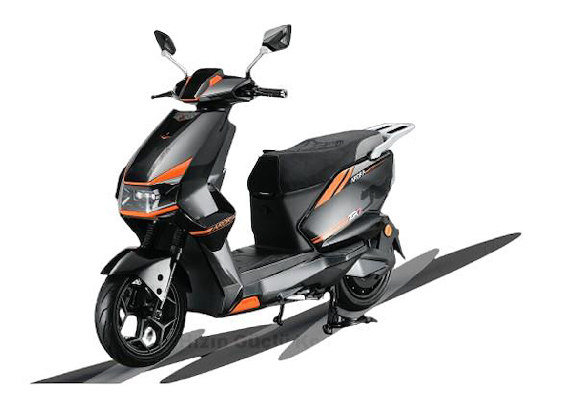 ZR7 İKİ TEKERLEKLİ MOPED SİYAH/ TURUNCU