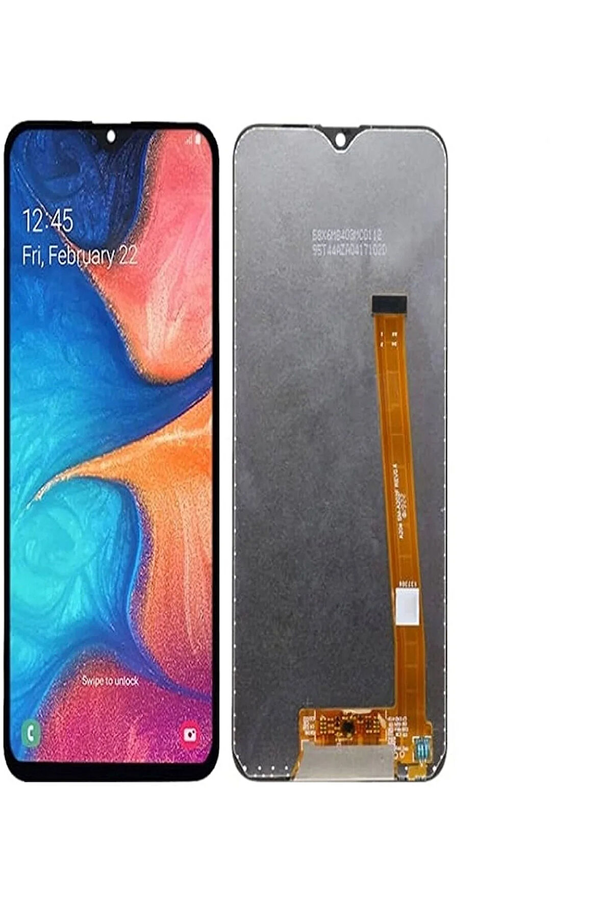 . Galaxy A202 SM-A20E Servis Çıtasız Lcd Ekran