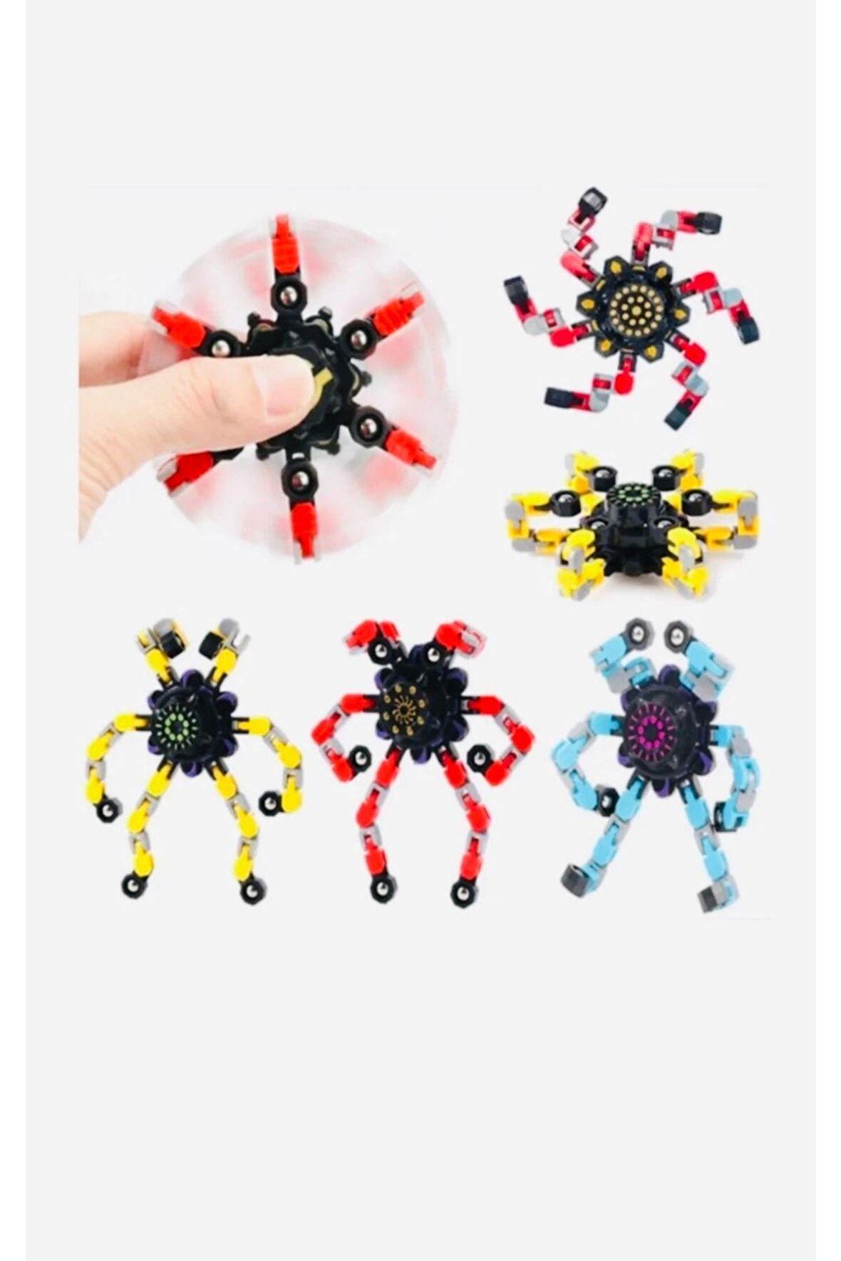 Transformers Stres Çarkı Dönüşeiblen Fidget Spinner Stres Çarkı