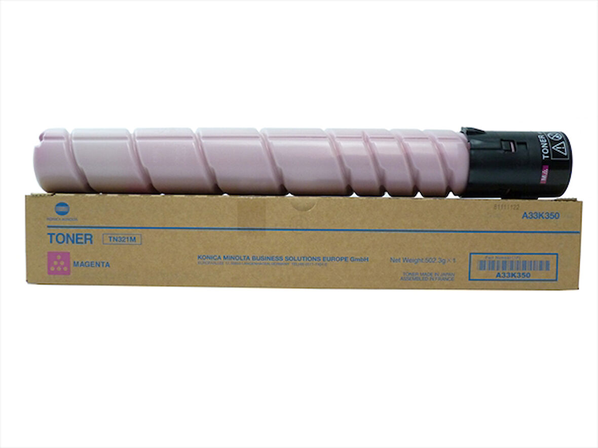 TN-321 Kırmızı Toner Orjinal, Bizhub C224, C284, C364, A33K350