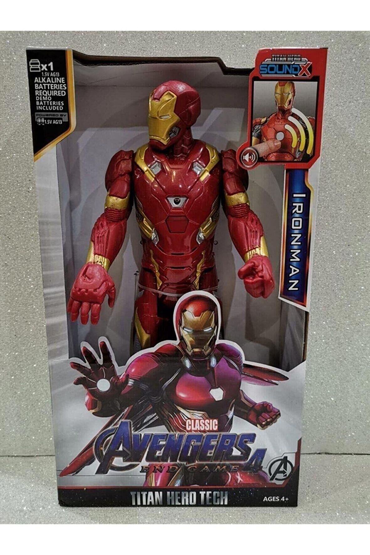 Avengers Iron Man Oyuncak Karakter Sesli Işıklı 30 Cm