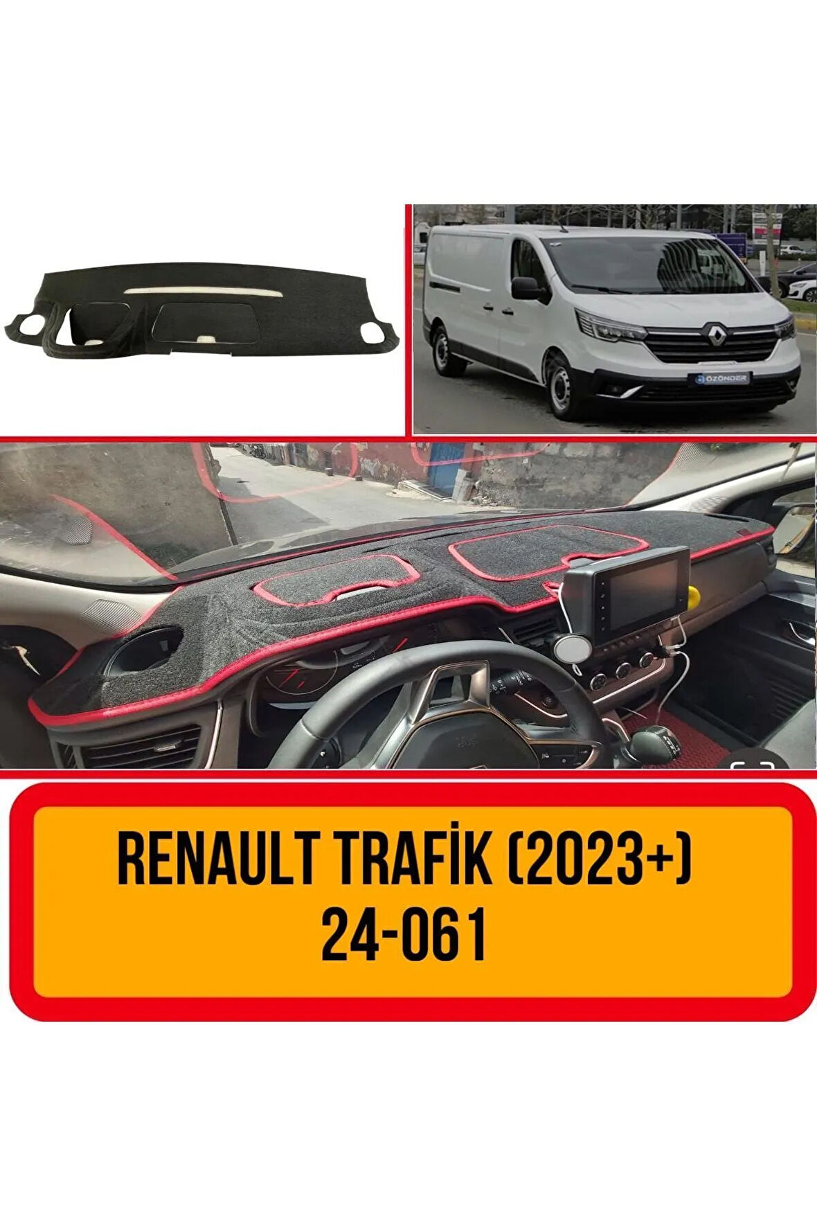 Renault Trafik (2023 ) Ön Gögüs / Panel / Torpido Korumasi / Kilifi / Halisi / Koruyucu- a3d -3d