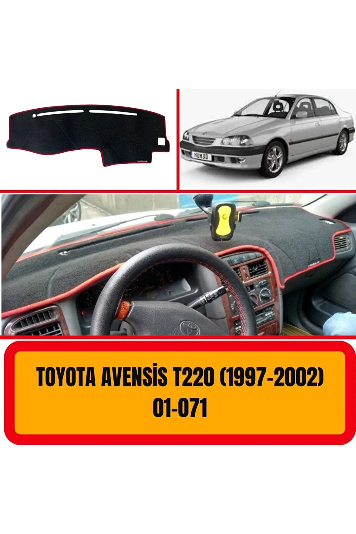 Toyota Avensis T220 1997-2002 Ön Gögüs / Panel / Torpido Korumasi / Kilifi / Halisi / A3d/ 3d