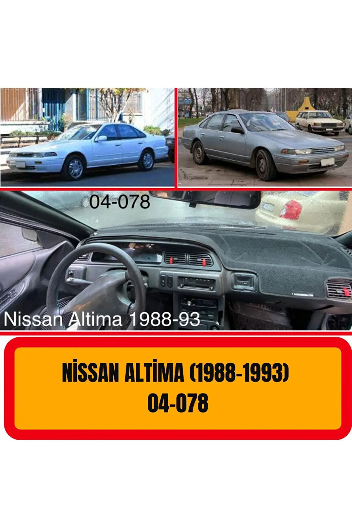 Nissan Altima 1988-1993 Ön Gögüs Panel Torpido Koruma Koruyucu Kilifi Halisi / A3d/ 3d