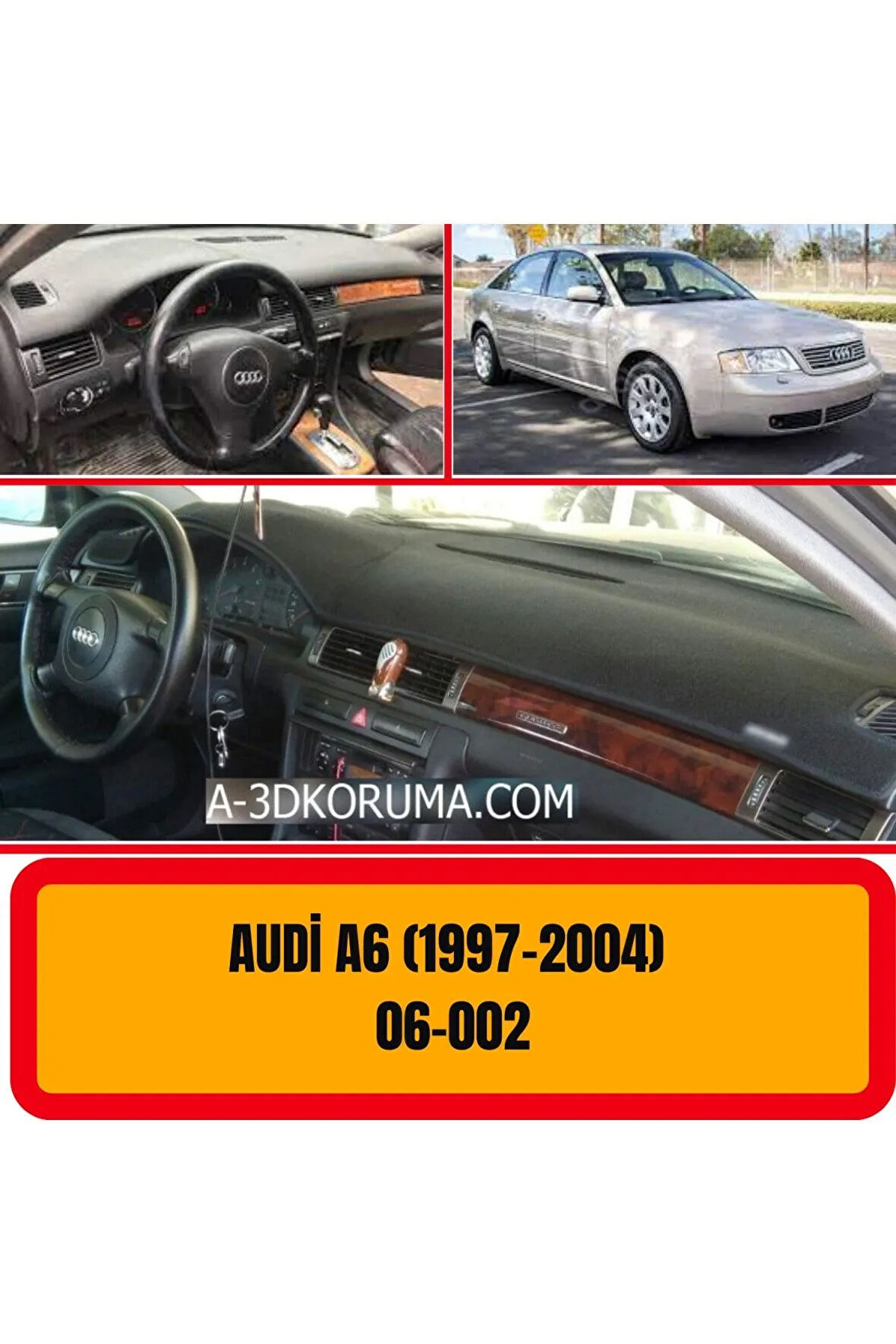 Audi A6 1997-2004 Ön Gögüs Panel Torpido Koruma Koruyucu Kilifi Halisi / A3d/ 3d