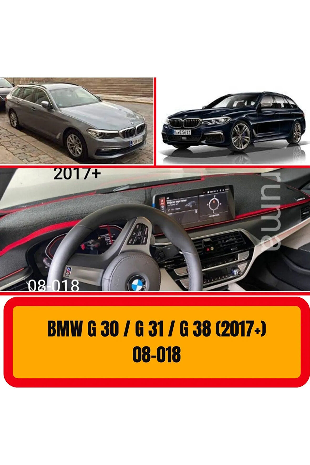 Bmw G30 G31 G38 (2017 ) Ön Gögüs / Panel / Torpido Korumasi / Kilifi / Halisi / Koruyucu/ A3d/ 3d