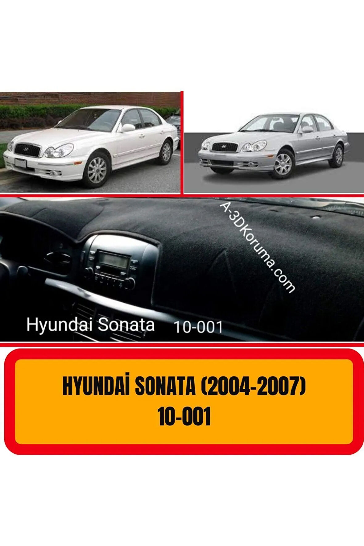 Hyundai Sonata (2004-2007) Torpido Koruma Koruyucu Kilifi Halisi Örtüsü Aksesuar Yedek Parça