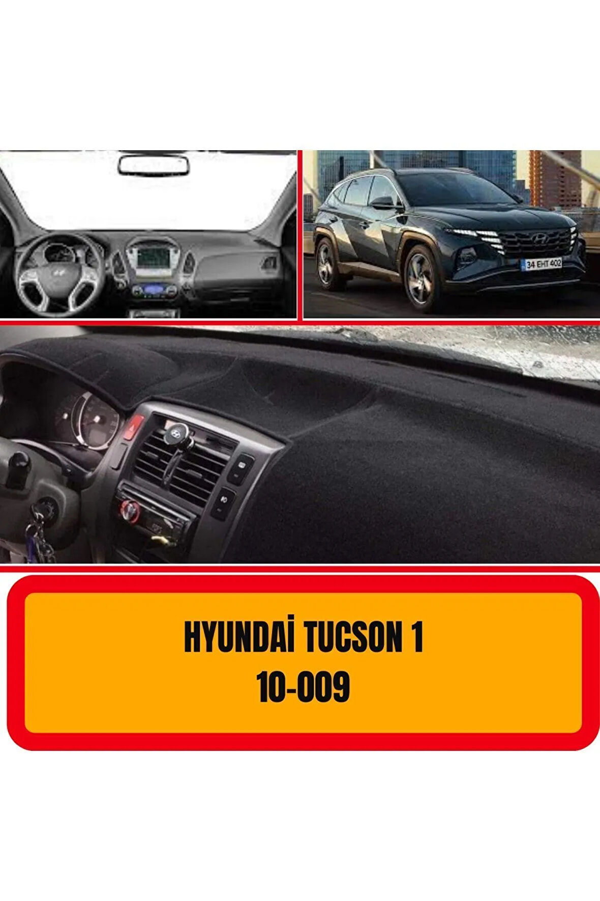 Hyundai Tucson 1 Ön Torpido Koruma Koruyucu Kilifi Halisi Örtüsü Aksesuarları Yedek Parça