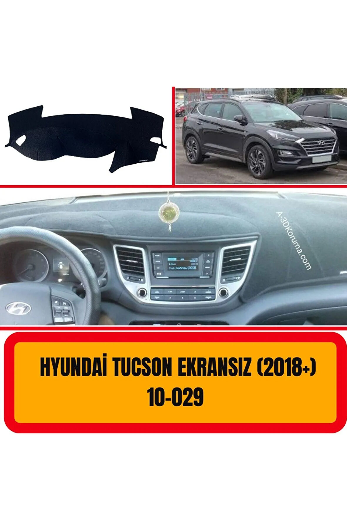 Hyundai Tucson 2017-2018 Ön Gögüs / Panel / Torpido Korumasi / Kilifi / Halisi / Koruyucu/ A3d/ 3d