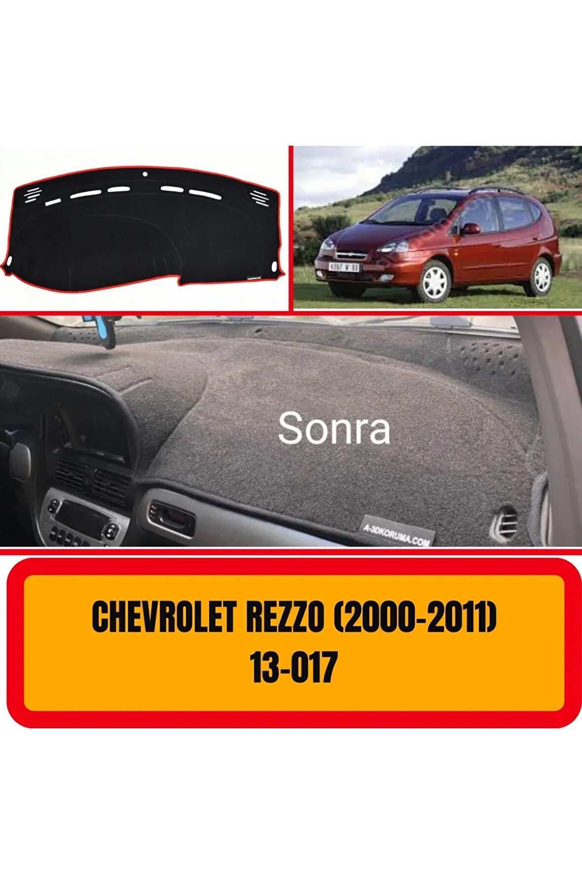 Chevrolet Rezzo Ön Gögüs / Panel / Torpido Korumasi / Kilifi / Halisi / Koruyucu / A3d/ 3d