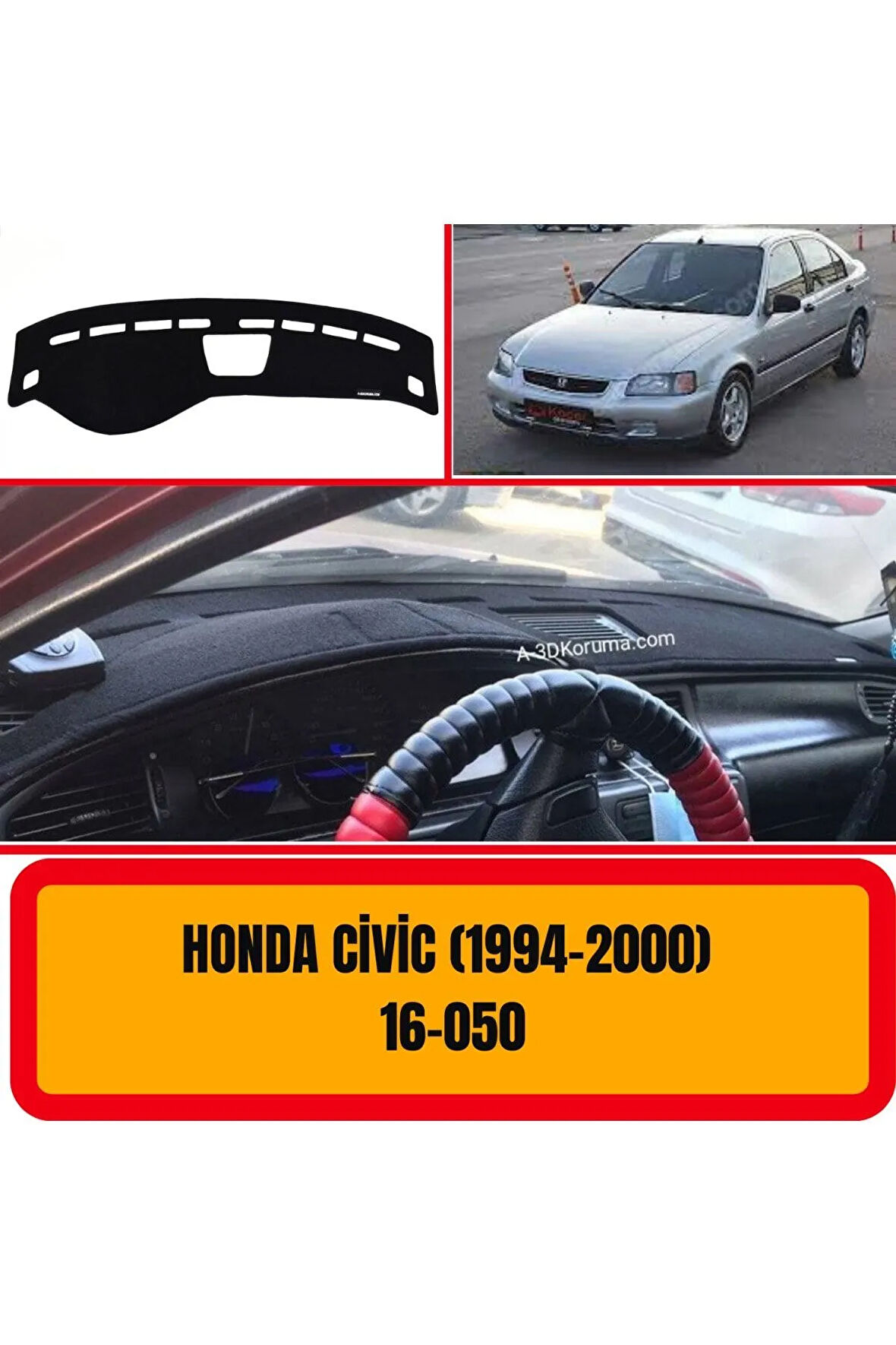 Honda Civic 1994-2000 Ön Gögüs / Panel / Torpido Korumasi / Kilifi / Halisi / Koruyucu / Örtüsü