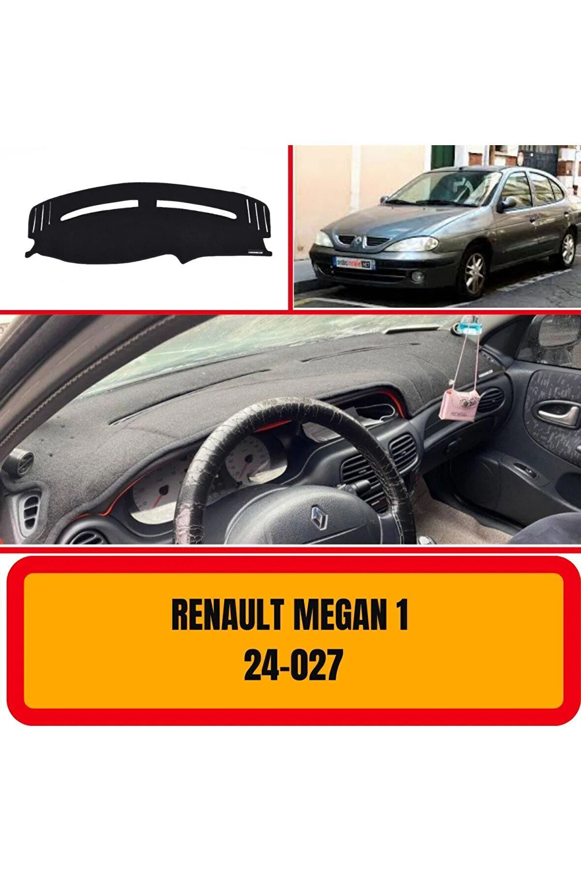 Renault Megane 1 Ön Gögüs Panel Torpido Koruma Koruyucu Kilifi Halisi Örtüsü Yedek Parça