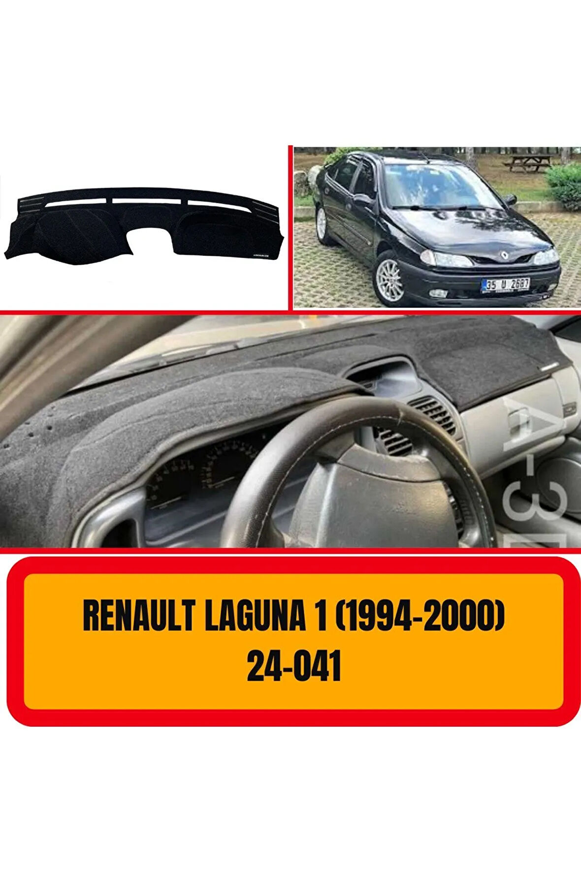 Renault Laguna 1 1994-2000 Ön Gögüs Panel Torpido Koruma Koruyucu Kilifi Halisi Örtüsü