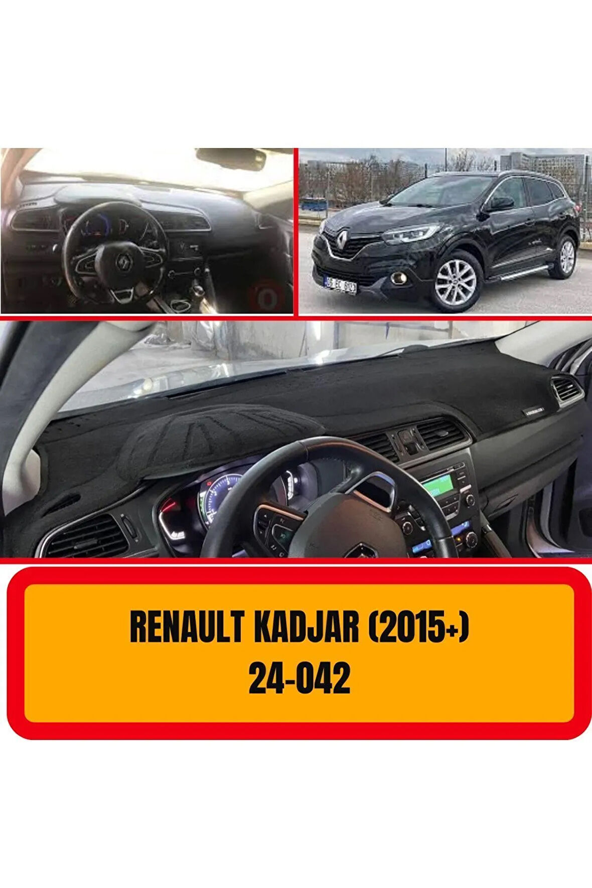 Renault Kadjar Ön Torpido Koruma Koruyucu Kilifi Halisi Örtüsü Aksesuarları Yedek Parça