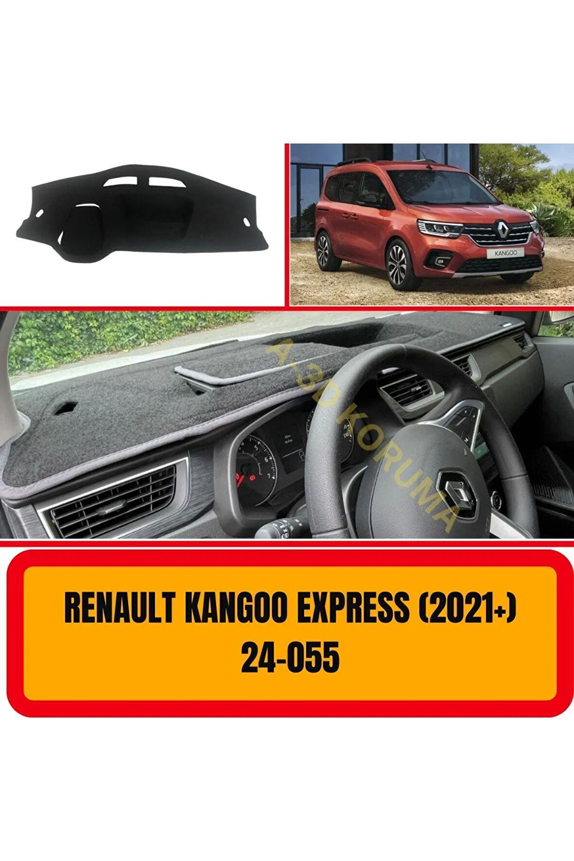 Renault Kangoo Express Ön Torpido Koruma Koruyucu Kilifi Halisi Örtüsü Aksesuarları Yedek Parça