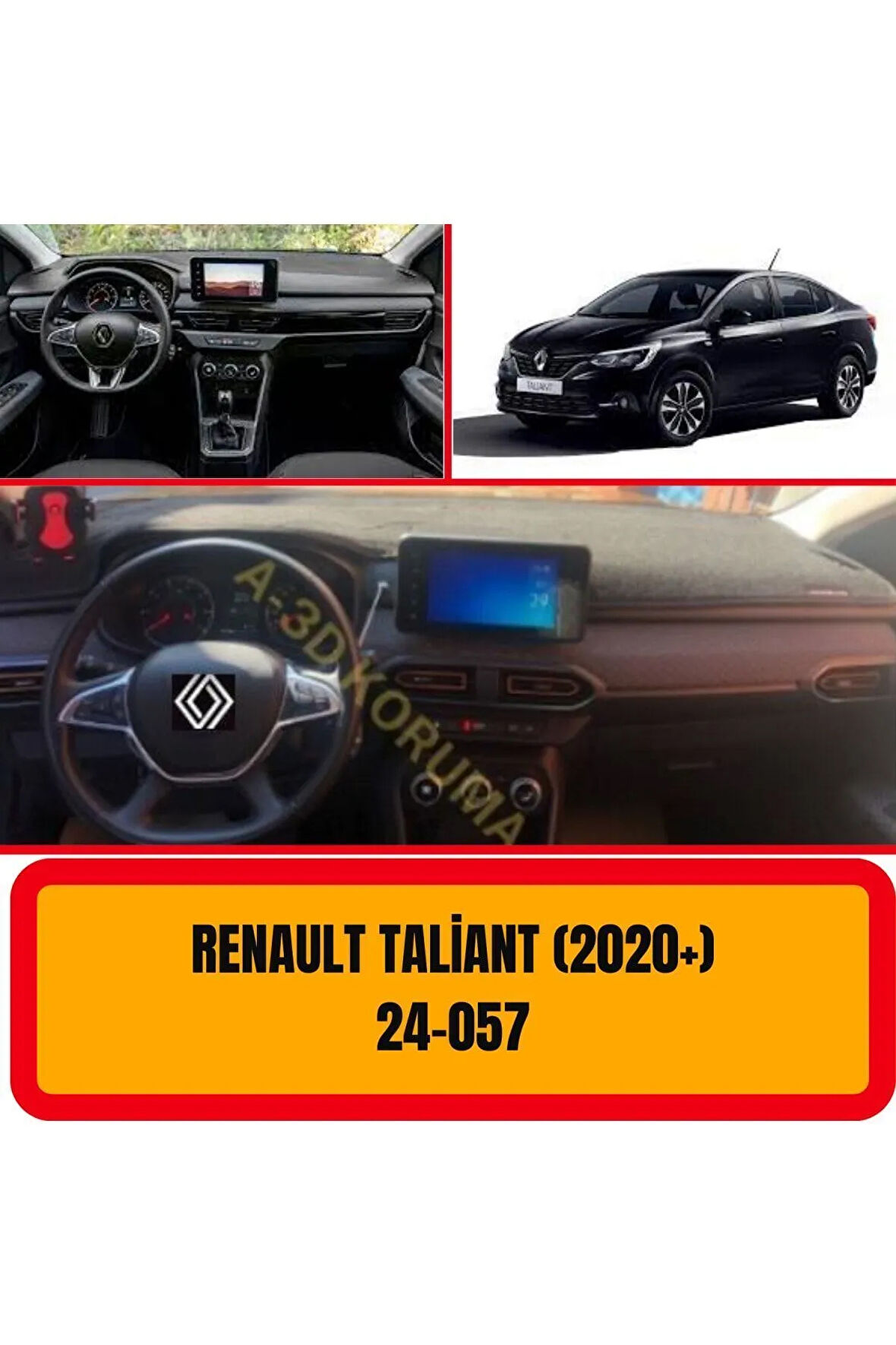 Renault Taliant 2021 Ön Örtüsü Göğüs Panel Torpido Koruma Koruyucu Kılıfı Halısı Yedek Parça