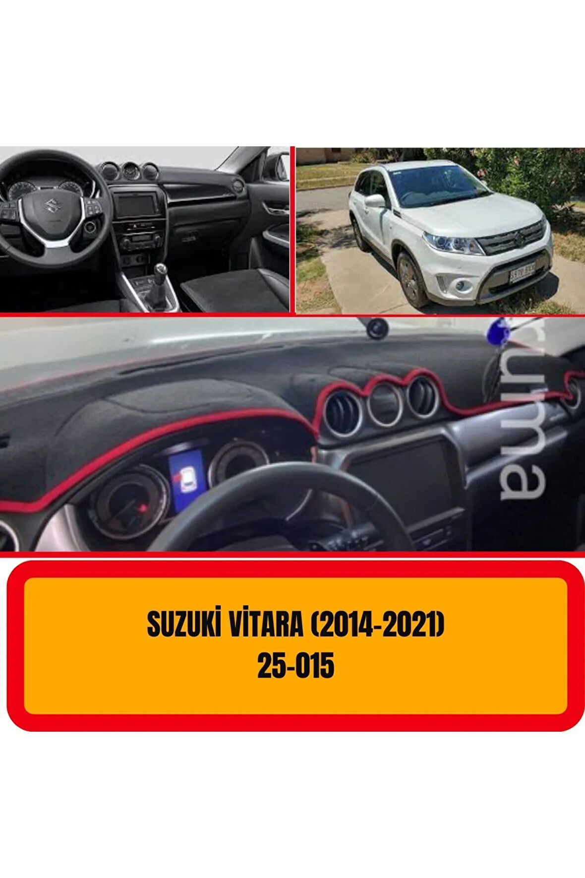Suzuki Vitara (2014-2021) Ön Gögüs Panel Torpido Koruma Koruyucu Kilifi Halisi Örtüsü Yedek Parça