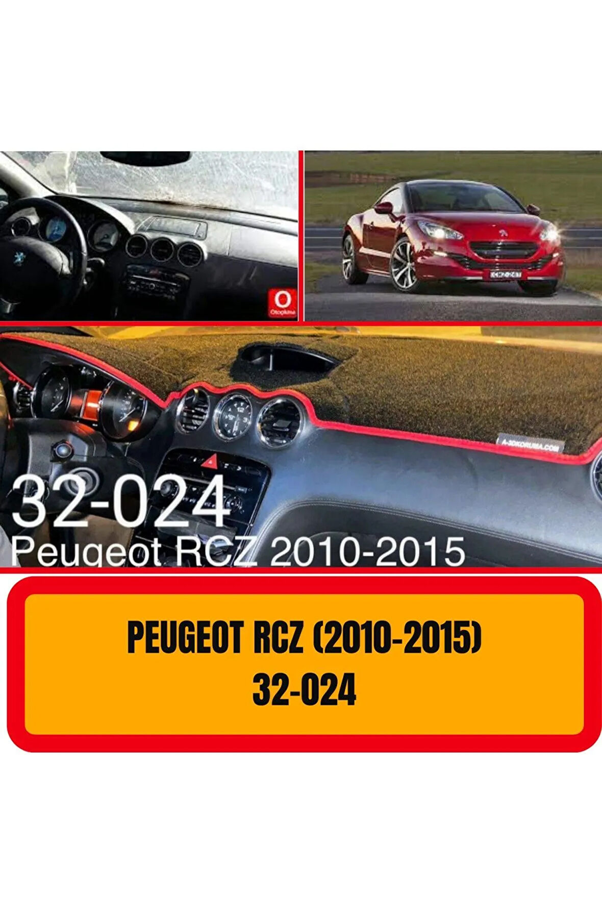 Peugeot Rcz 2010-2015 Ön Gögüs Panel Torpido Koruma Koruyucu Kilifi Halisi / A3d/ 3d