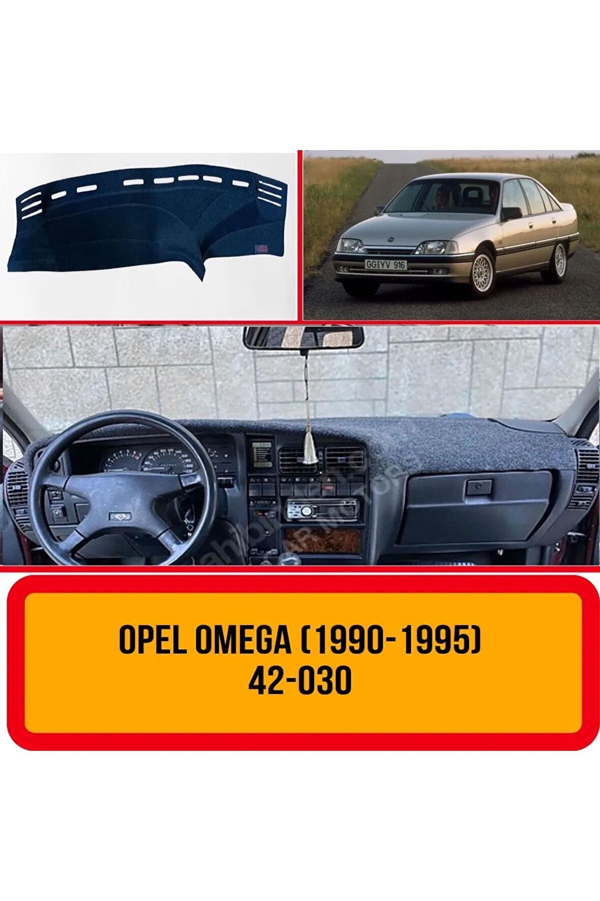 Opel Omega A (1986-1993) Torpido Koruma Koruyucu Kilifi Halisi Örtüsü Aksesuar Yedek Parça