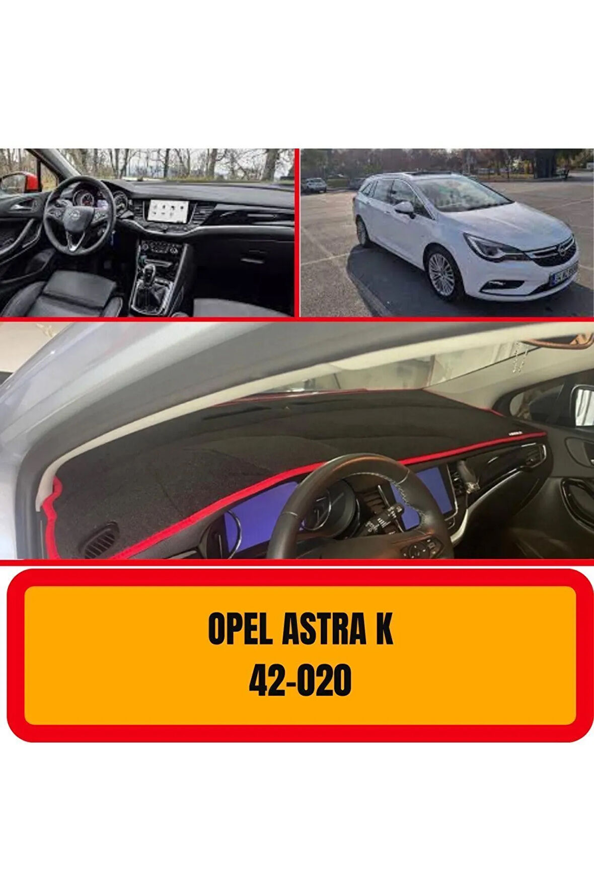 Opel Astra K Ön Örtüsü Göğüs Panel Torpido Koruma Koruyucu Kılıfı Halısı Yedek Parça