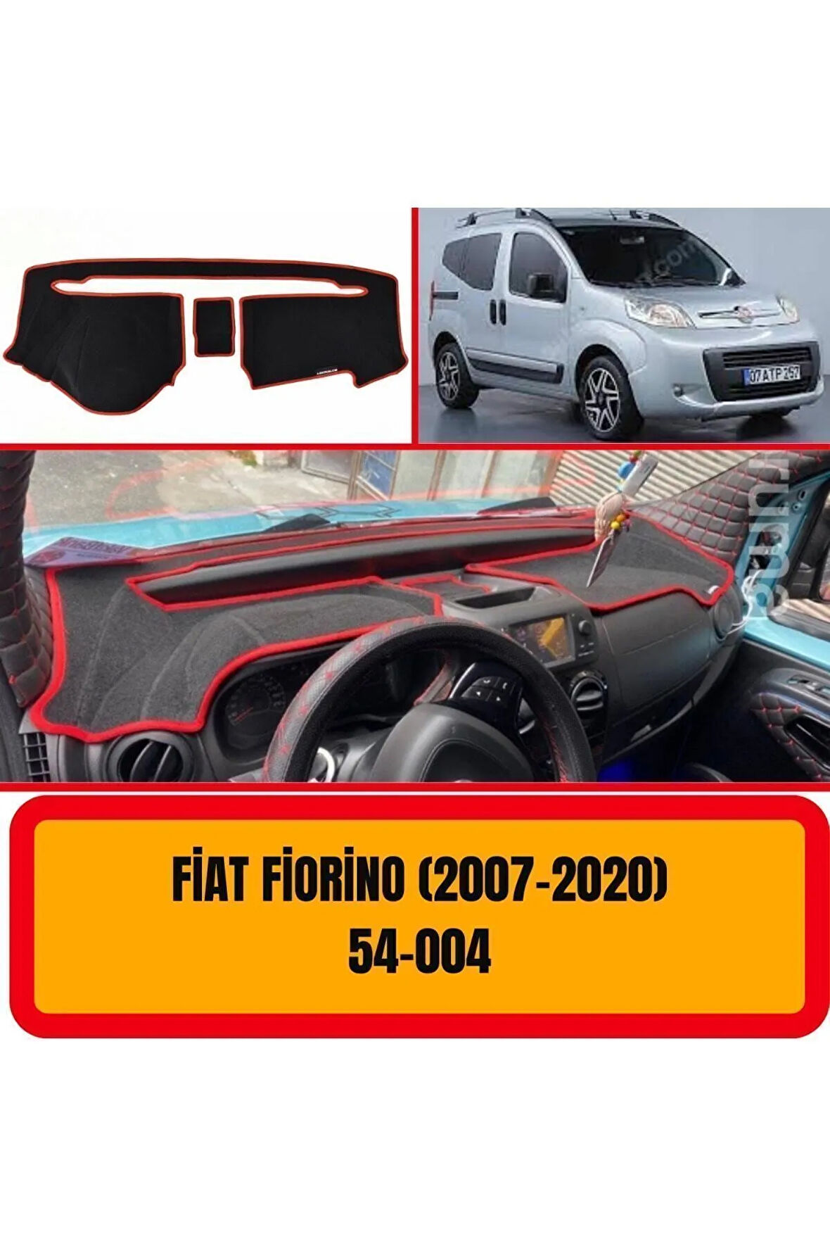 Fiat Fiorino 2007- 2024 Ön Gögüs / Panel / Torpido Korumasi / Kilifi / Halisi / Koruyucu / Örtüsü