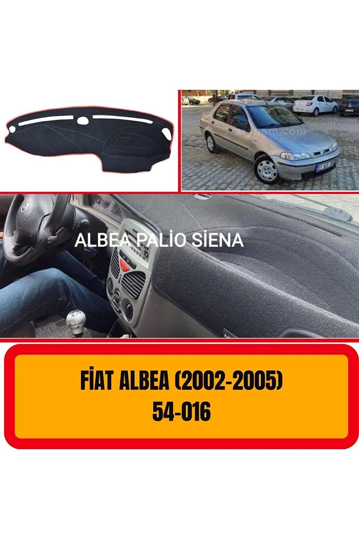 Fiat Albea 2002-2005 Ön Gögüs Panel Torpido Koruma Koruyucu Kilifi Halisi Örtüsü Yedek Parça